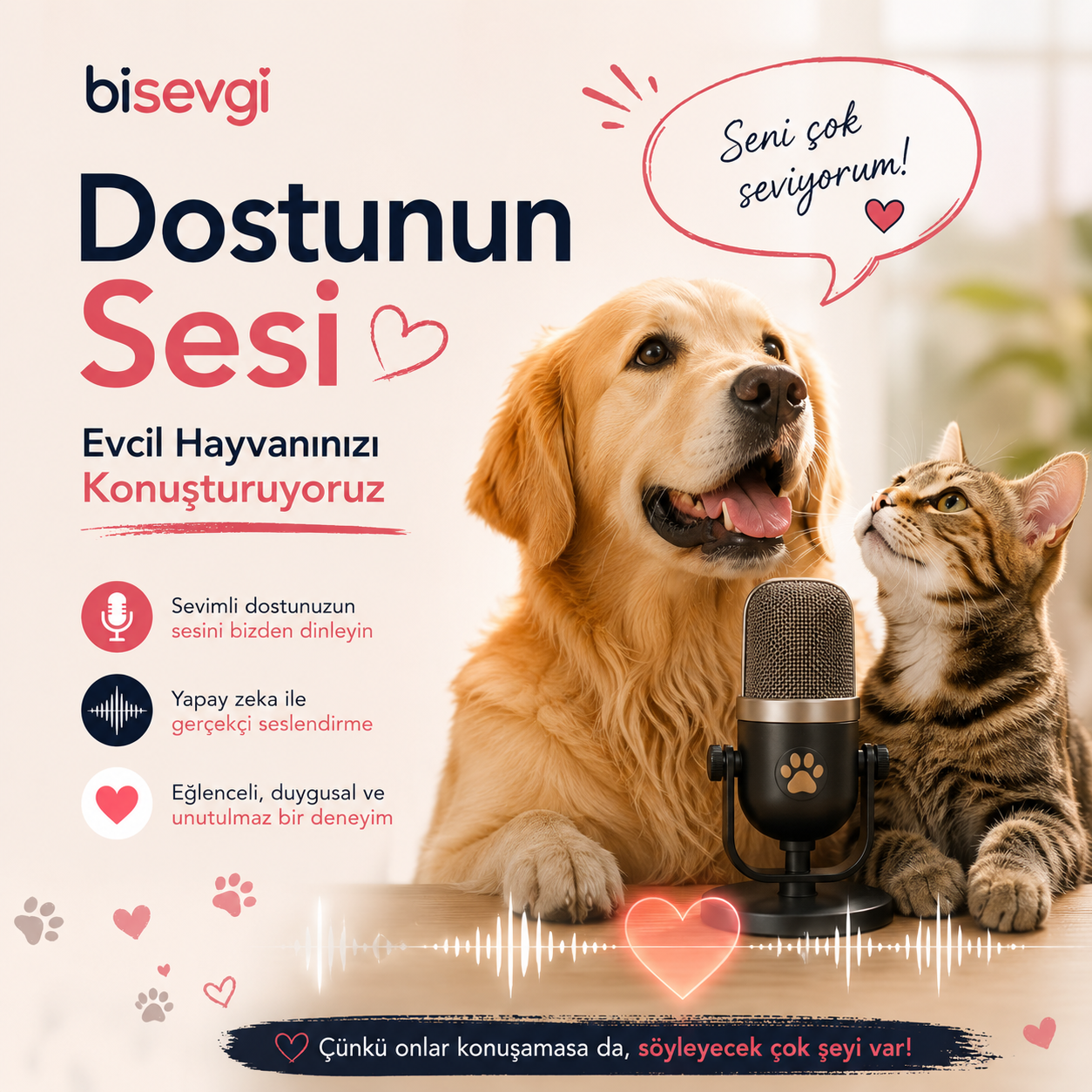 Dostunun Sesi - Evcil Hayvanınızı Konuşturuyoruz